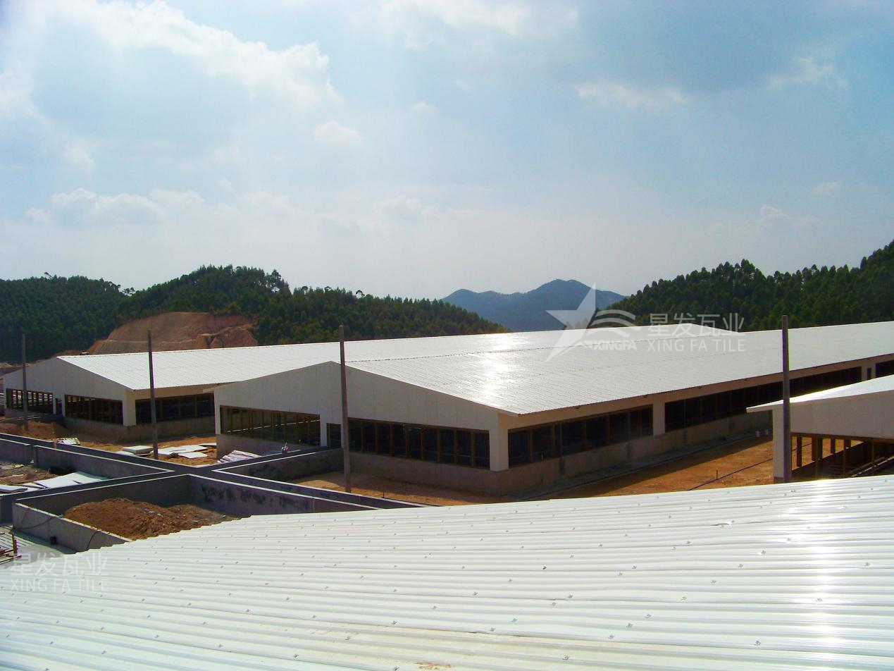 合成樹(shù)脂瓦施工安裝用什么材料搭建架子，鋼結構搭建樹(shù)脂瓦